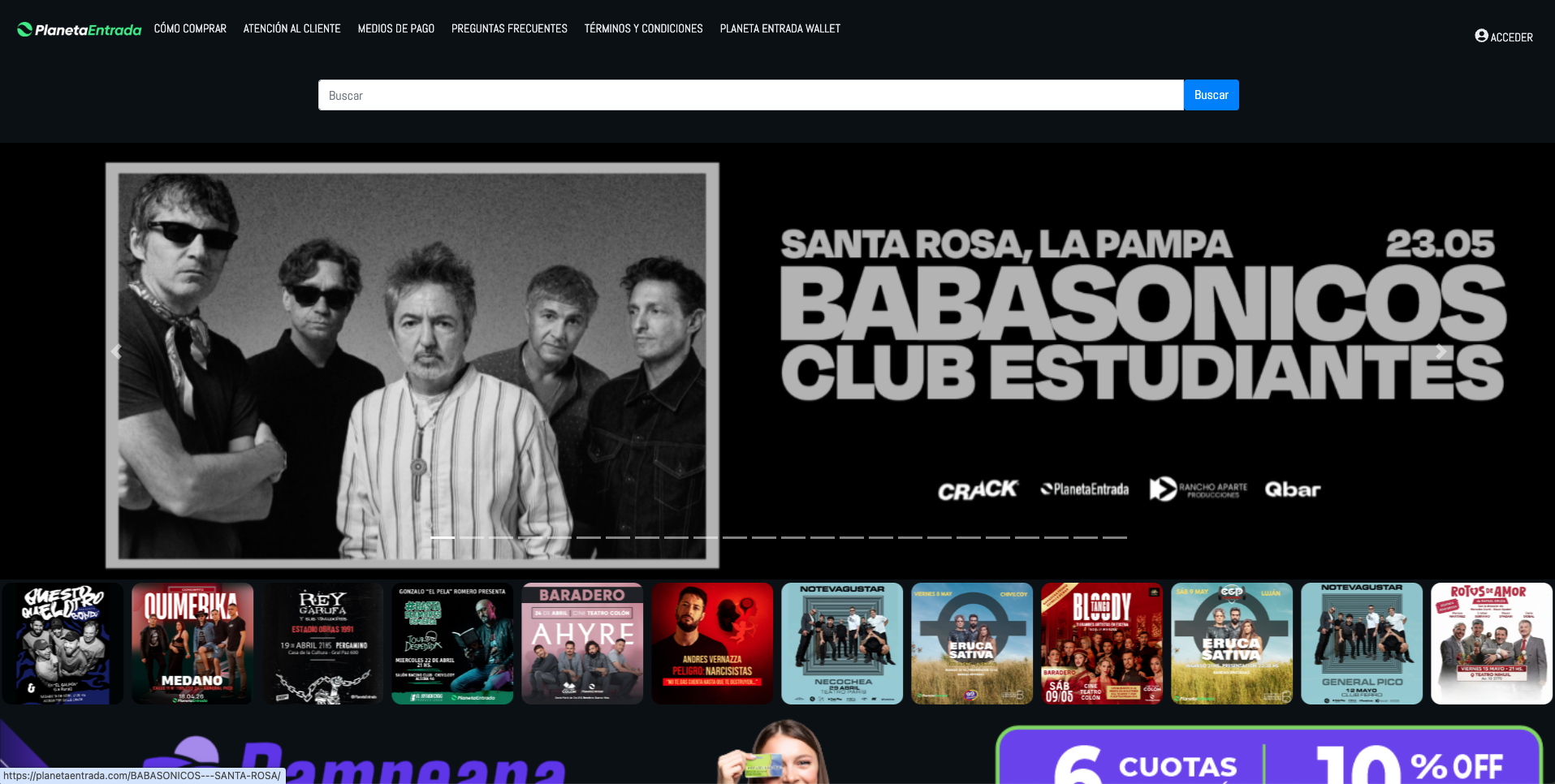 Planeta Entrada Argentina